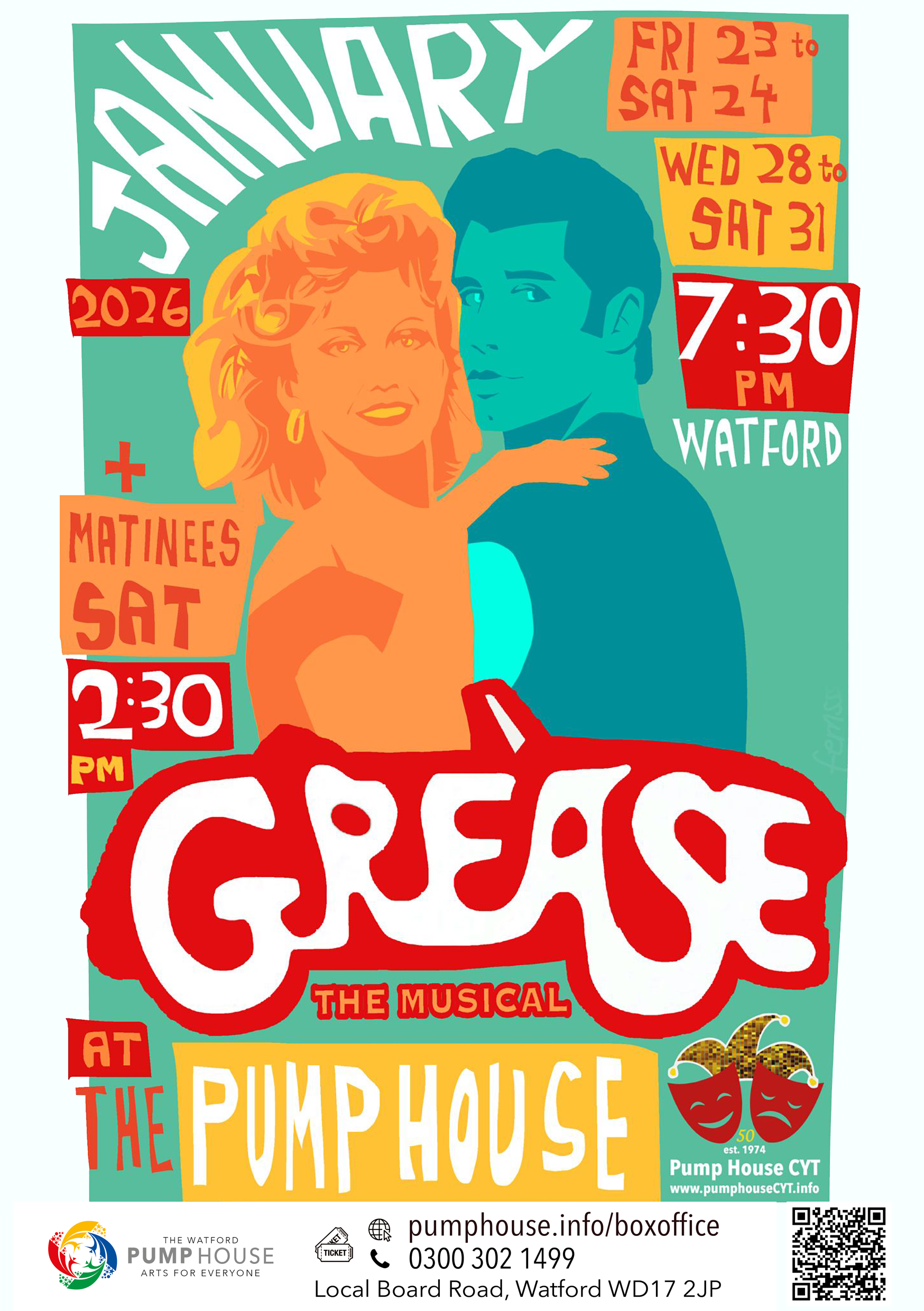 Grease the musical – 23rd to 31st Jan